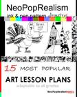 NeoPopRealism Ink & Pen Pattern Drawing: 15 Most Popular ART LESSON PLANS Adaptable to ALL GRADES By Nadia Russ, Neopoprealism Press Cover Image