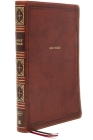 Kjv, Thinline Bible, Giant Print, Leathersoft, Brown, Thumb Indexed, Red Letter Edition, Comfort Print: Holy Bible, King James Version By Thomas Nelson Cover Image
