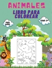 Animales Libro para Colorear para Niños, Edad 3+: Libro para colorear de animales para niños pequeños, jardín de infancia y preescolar: Gran libro de By Sebastian Ramirez Cover Image