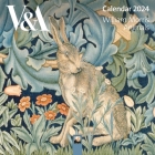 V&A: William Morris Animals Mini Wall Calendar 2024 (Art Calendar) By Flame Tree Studio (Created by) Cover Image