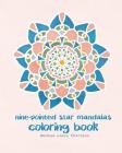 Nine-pointed Star Mandalas, Coloring Book Cover Image