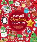 Kawaii Christmas Coloring: Color Cute Holiday Animals, Wintery Scenes, Yummy Treats and So Much More! (Chartwell Coloring Books) Cover Image