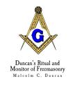 Duncan's Ritual and Monitor of Freemasonry: Duncan's Masonic Ritual and Monitor Cover Image
