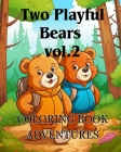 Coloring Book Adventures with Two Playful Bears vol.2: The coloring book Adorable with two Bears A Coloring Adventure for boy and girl Cover Image