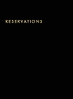 Reservations Book: Hardcover Restaurant Reservations, Double Page per Day for Lunch and Dinner, 8.5x11, Black Cover Image