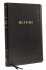 KJV, Thinline Bible, Large Print, Imitation Leather, Black, Indexed, Red Letter Edition By Thomas Nelson Cover Image