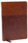 Nkjv, Matthew Henry Daily Devotional Bible, Leathersoft, Brown, Red Letter, Comfort Print: 366 Daily Devotions by Matthew Henry By Thomas Nelson Cover Image