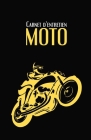 Carnet d'entretien Moto: Suivi d'entretien moto - Tous les constructeurs - 100 fiches d'entretien à remplir - noir & jaune Cover Image