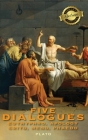Five Dialogues: Euthyphro, Apology, Crito, Meno, Phaedo (Deluxe Library Edition) By Plato Cover Image