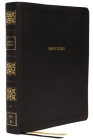 Nkjv, Reference Bible, Wide Margin Large Print, Leathersoft, Black, Red Letter Edition, Comfort Print: Holy Bible, New King James Version By Thomas Nelson Cover Image