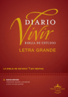 Biblia de Estudio del Diario Vivir Rvr60, Letra Grande (Letra Roja, Tapa Dura) By Tyndale (Created by) Cover Image