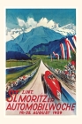 Vintage Journal Poster for Swiss Auto Race By Found Image Press (Producer) Cover Image