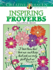Creative Haven Inspiring Proverbs Coloring Book (Creative Haven Coloring Books) By Jessica Mazurkiewicz Cover Image