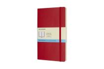 Moleskine Classic Notebook, Large, Dotted, Scarlet Red, Soft Cover (5 x 8.25) By Moleskine Cover Image