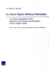 No More Rights Without Remedies: An Impact Evaluation of the National Crime Victim Law Institute's Victims' Rights Clinics (Technical Report) By Robert C. Davis, James M. Anderson, Susan Howley Cover Image