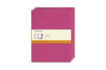 Moleskine Cahier Journal, Extra Large, Ruled, Kinetic Pink (7.5 x 9.75) Cover Image