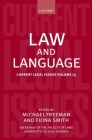 Law and Language (Current Legal Issues #15) By Michael Freeman, Fiona Smith Cover Image
