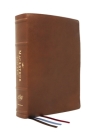 The Esv, MacArthur Study Bible, 2nd Edition, Premium Goatskin Leather, Brown, Premier Collection: Unleashing God's Truth One Verse at a Time By John F. MacArthur (Editor), Thomas Nelson Cover Image