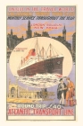 Vintage Journal Transatlantic Ship Travel Poster By Found Image Press (Producer) Cover Image