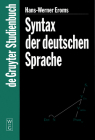 Syntax der Deutschen Sprache (de Gruyter Studienbuch) Cover Image