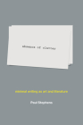 absence of clutter: minimal writing as art and literature Cover Image