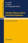 Iteration Theory and Its Functional Equations: Proceedings of the International Symposium Held at Schloß Hofen (Lochau), Austria, September 28 - Octob (Lecture Notes in Mathematics #1163) Cover Image