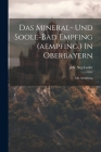 Das Mineral- Und Soole-bad Empfing (aempfing.) In Oberbayern: Mit Abbildung By Joh Nep Loder Cover Image