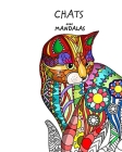 Chats avec Mandalas - Livre de Coloriage pour Adultes: Mignons, affectueux et magnifiques.: Idée Cadeau, Grande Format By Mandala Printing Press Cover Image