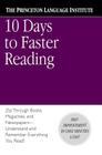 10 Days to Faster Reading By The Princeton Language Institute, Abby Marks-Beale Cover Image