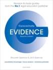 Evidence Concentrate: Law Revision and Study Guide Cover Image