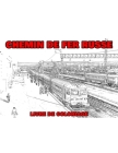 Chemin de fer russe: Livre de coloriage By Railrunner Cover Image