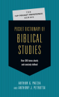 Pocket Dictionary of Biblical Studies: Over 300 Terms Clearly Concisely Defined (IVP Pocket Reference) By Arthur G. Patzia, Anthony J. Petrotta Cover Image