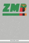 Zmb: Sambia Wochenplaner mit 106 Seiten in weiß. Organizer auch als Terminkalender, Kalender oder Planer mit der sambischen Cover Image