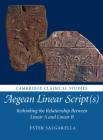 Aegean Linear Script(s): Rethinking the Relationship Between Linear A and Linear B (Cambridge Classical Studies) Cover Image