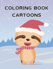 Coloring Book Cartoons: A Funny Coloring Pages, Christmas Book for Animal Lovers for Kids (Farm Animals #4) Cover Image