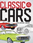 Classic Cars Coloring Book Cover Image