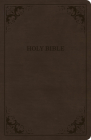 CSB Thinline Bible, Brown LeatherTouch, Value Edition Cover Image