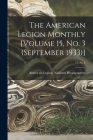 The American Legion Monthly [Volume 15, No. 3 (September 1933)]; 15, no 3 Cover Image