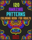 120 Amazing Patterns Coloring Book For Adults: mandala coloring book for kids, adults, teens, beginners, girls: 120 amazing patterns and mandalas colo Cover Image