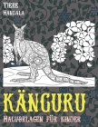 Malvorlagen für Kinder - Mandala - Tiere - Känguru Cover Image