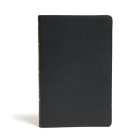 KJV Ultrathin Reference Bible, Black Genuine Leather, Indexed By Holman Bible Publishers Cover Image