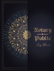 Notary Public Logbook: Notary Book to Log Notarial Record Acts By A Public Notary/ size: 8.5 X 9 / 120 Pages By Notary Treehouse Cover Image