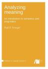 Analyzing meaning By Paul R. Kroeger Cover Image