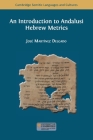An Introduction to Andalusi Hebrew Metrics Cover Image