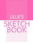 Lillie's Sketchbook: Personalized names sketchbook with name: 120 Pages By Pencils And Pens Cover Image