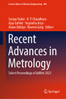 Recent Advances in Metrology: Select Proceedings of Admet 2021 (Lecture Notes in Electrical Engineering #906) Cover Image
