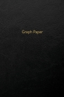 Graph Paper: Executive Style Composition Notebook - Elegant Black Leather Style, Softcover - 6 x 9 - 100 pages (Office Essentials) By Birchwood Press Cover Image