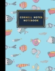 Cornell Notes Notebook: Cornell Note Taking Pad, Cornell Notes Paper, Note Taking Templates, Cute Funky Fish Cover, 8.5