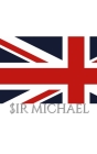 Union Jack UK British Flag Sir Michael Drawing writing Journal By Michael Huhn Cover Image