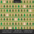 Christmas Trees Pattern Scrapbook Paper Pad 8x8 Decorative Scrapbooking Kit for Cardmaking Gifts, DIY Crafts, Printmaking, Papercrafts, Green Giftwrap Cover Image